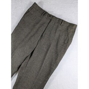 House‎ of Cavani Herringbone Wool Blend Trousers Dress Pants Fits 36x34